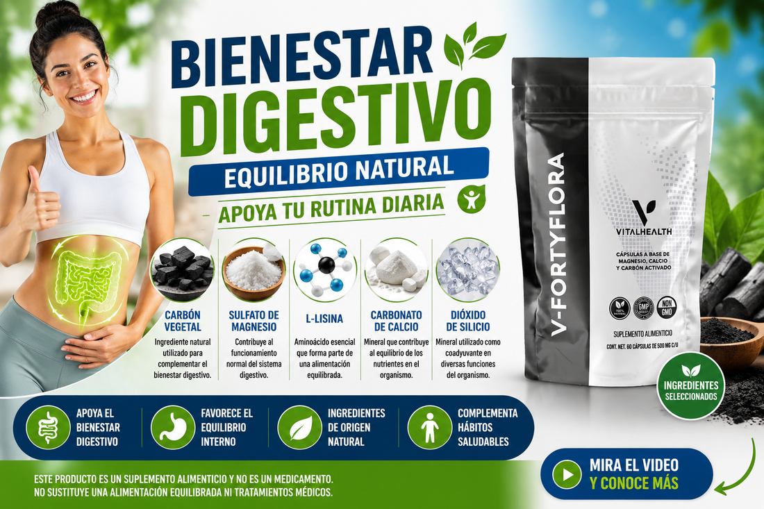 V-FORTYFLORA: probióticos para el equilibrio intestinal y bienestar digestivo