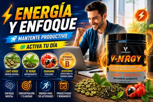 V-NRGY: energía natural, enfoque y rendimiento para un estilo de vida activo