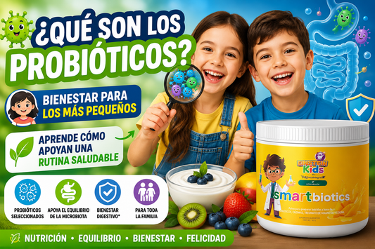 SMARTBIOTICS KIDS | Probióticos para salud intestinal y desarrollo infantil