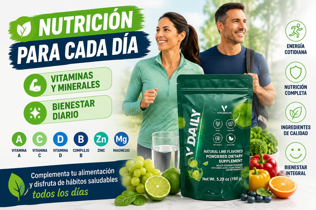 V-DAILY: el multivitamínico diario para apoyar tu energía, defensas y bienestar integral