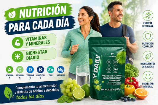 V-DAILY: el multivitamínico diario para apoyar tu energía, defensas y bienestar integral