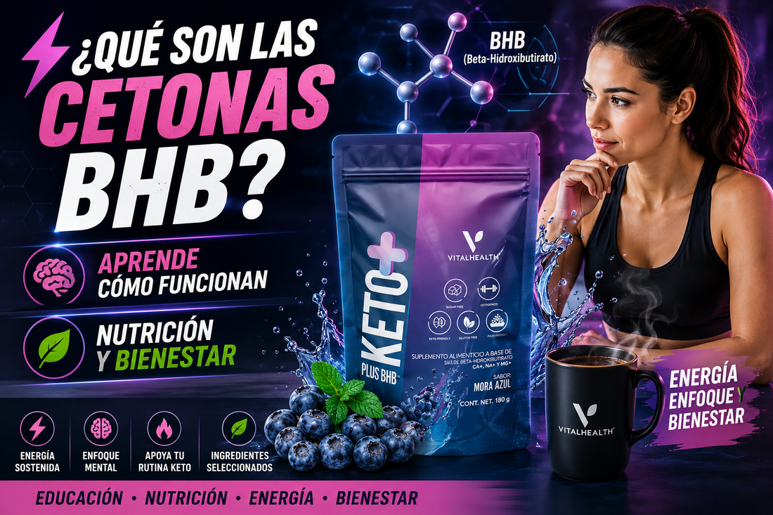 KETO PLUS BHB: cetonas exógenas para energía, cetosis y bienestar metabólico