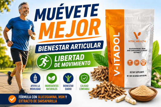 V-ITADOL: apoyo natural para movilidad, bienestar muscular y articular