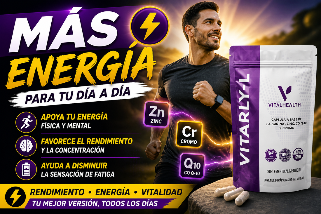 V-ITARLY-L: energía, rendimiento y vitalidad de forma natural